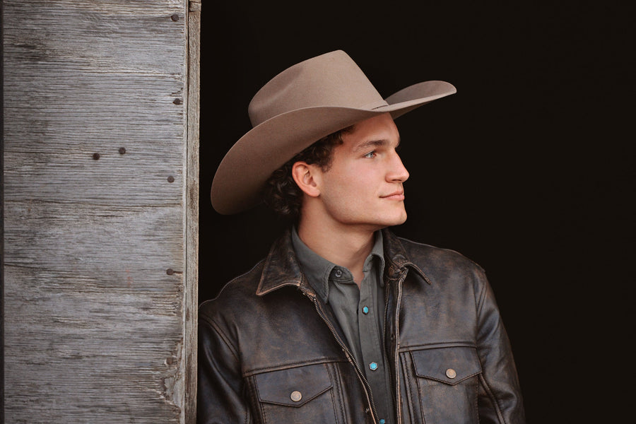 Man in western wear from Nigro's Western Store