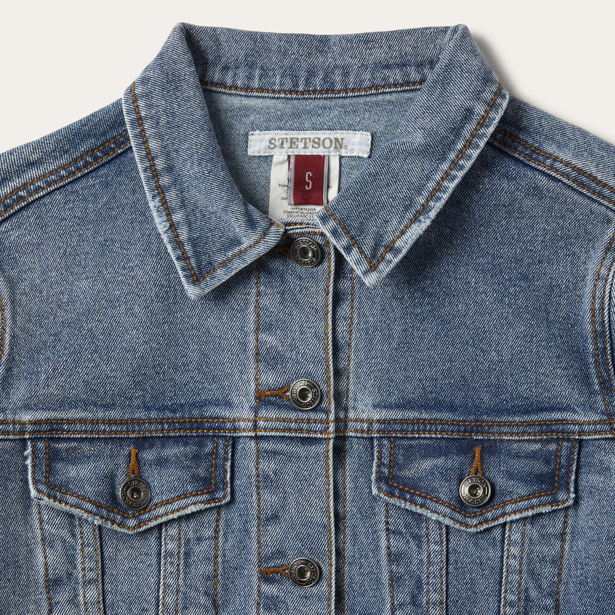 Stetson Women's Stretch Denim Jacket - detail