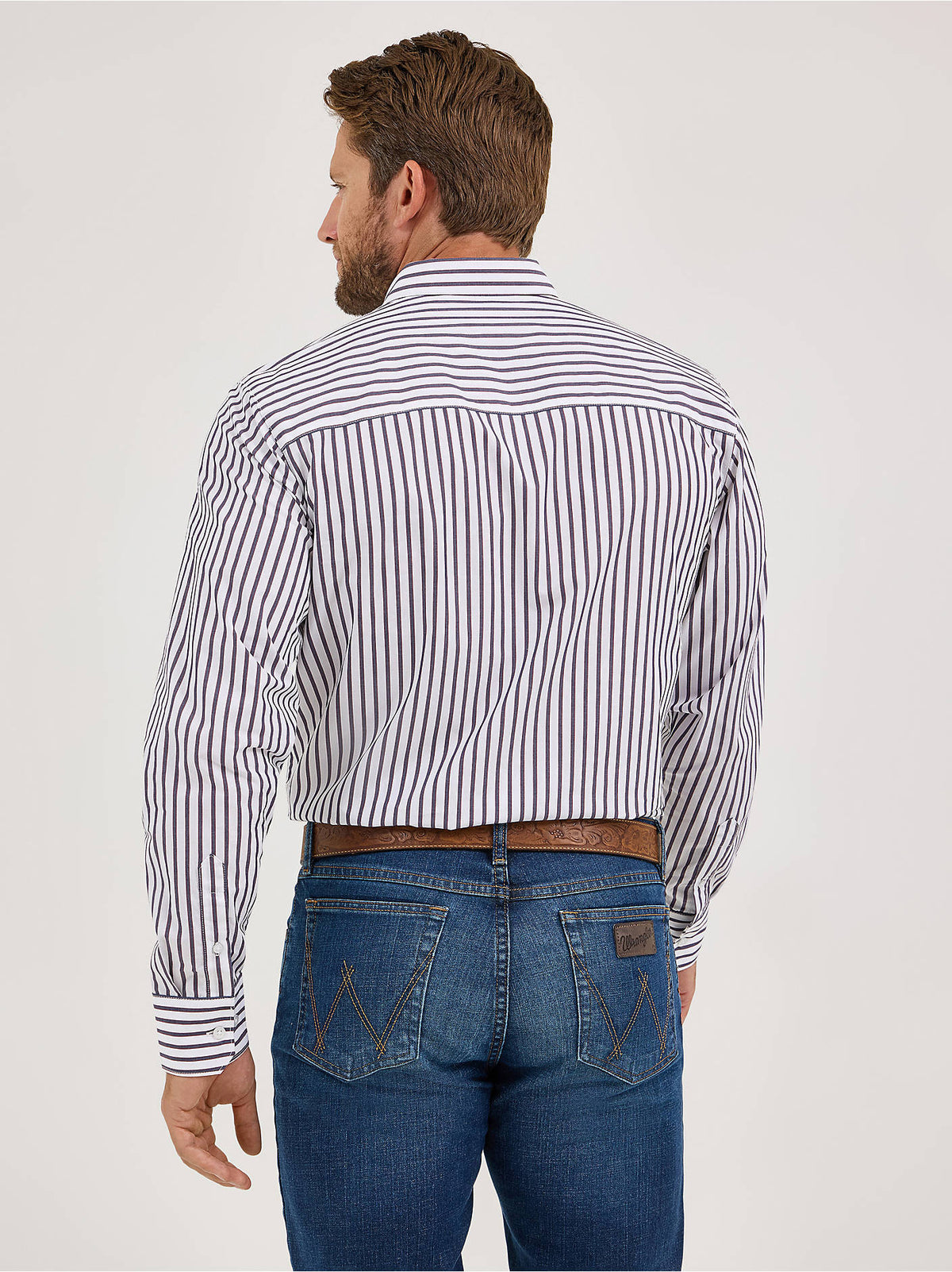 Wrangler Mens Navy/White Stripe 112369558 - view 2