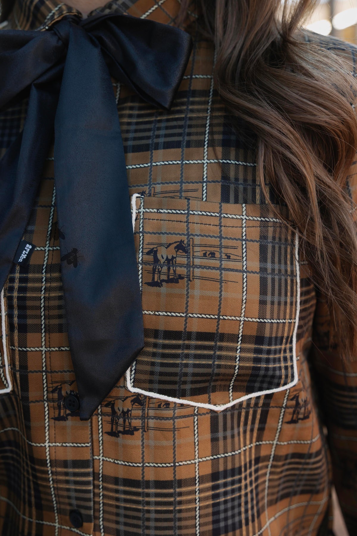 2 Fly Co. Womens Brown Plaid 222-1088 - view 3