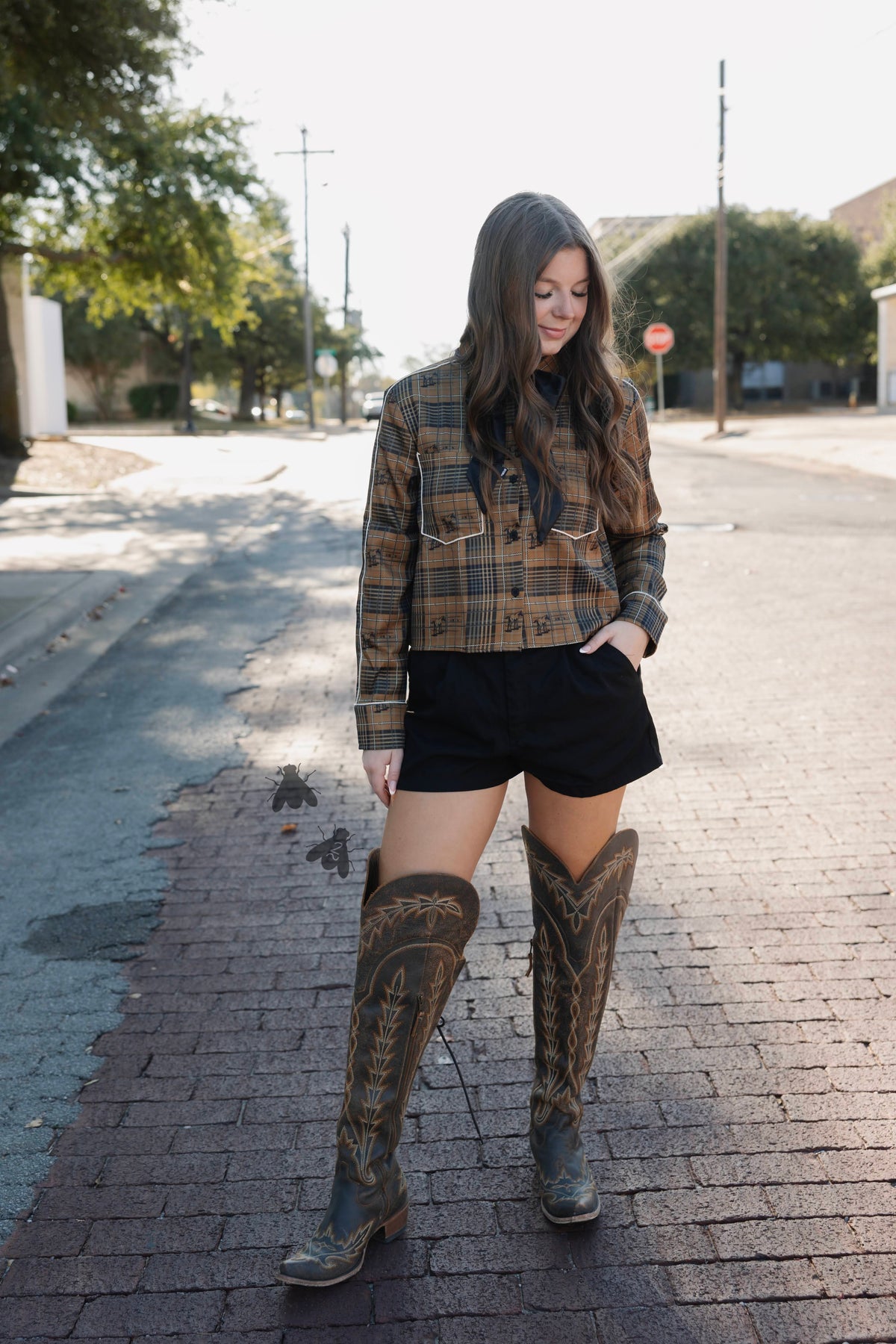2 Fly Co. Womens Brown Plaid 222-1088 - view 4