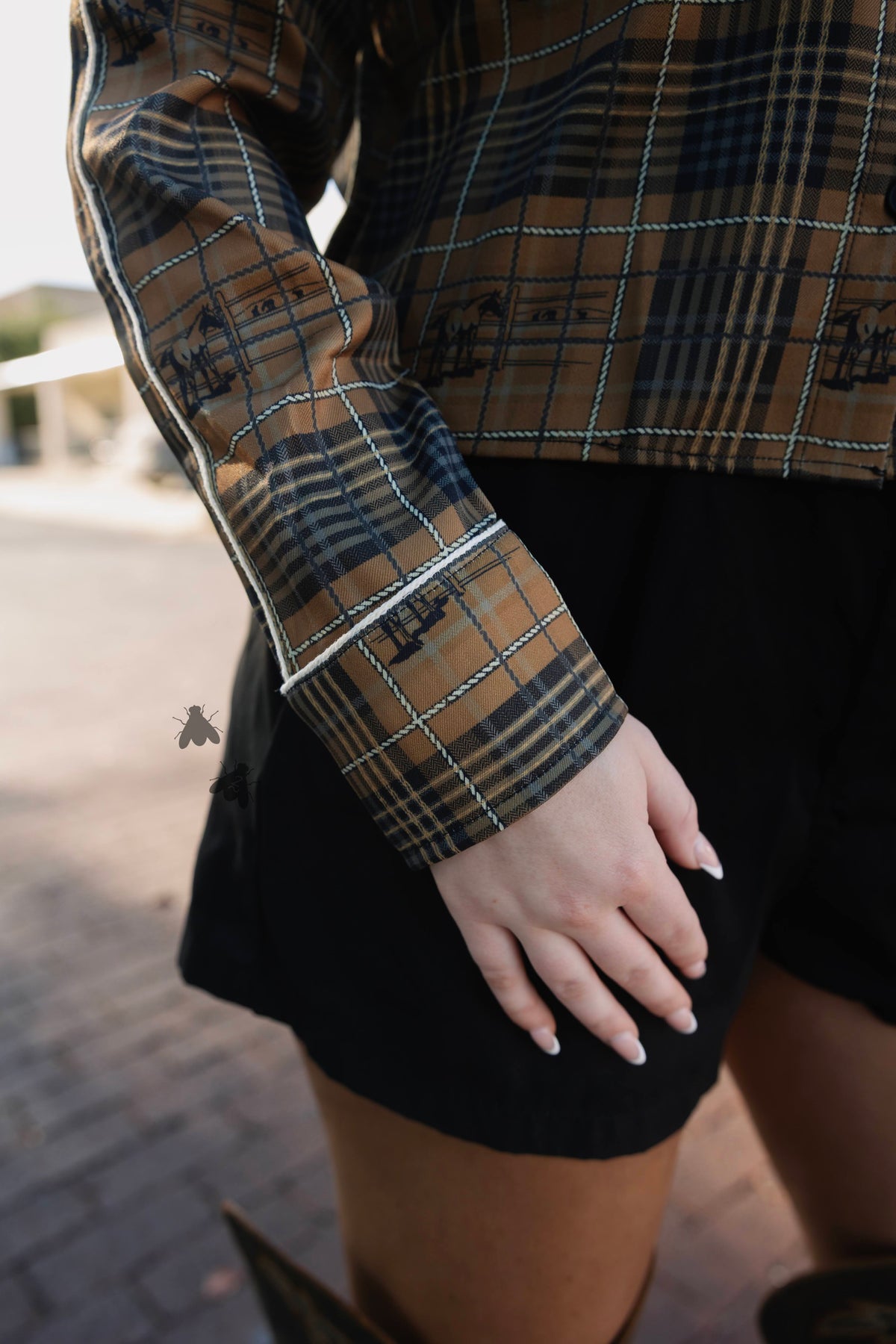 2 Fly Co. Womens Brown Plaid 222-1088 - view 6