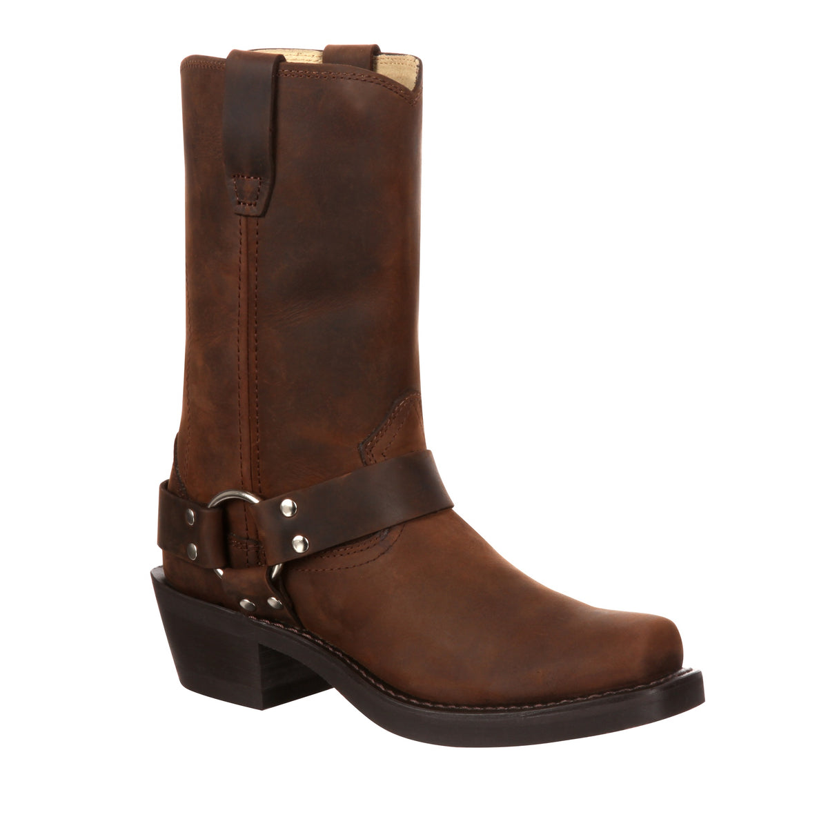 Durango Men's Harness Boot, Brown – 3-4 front