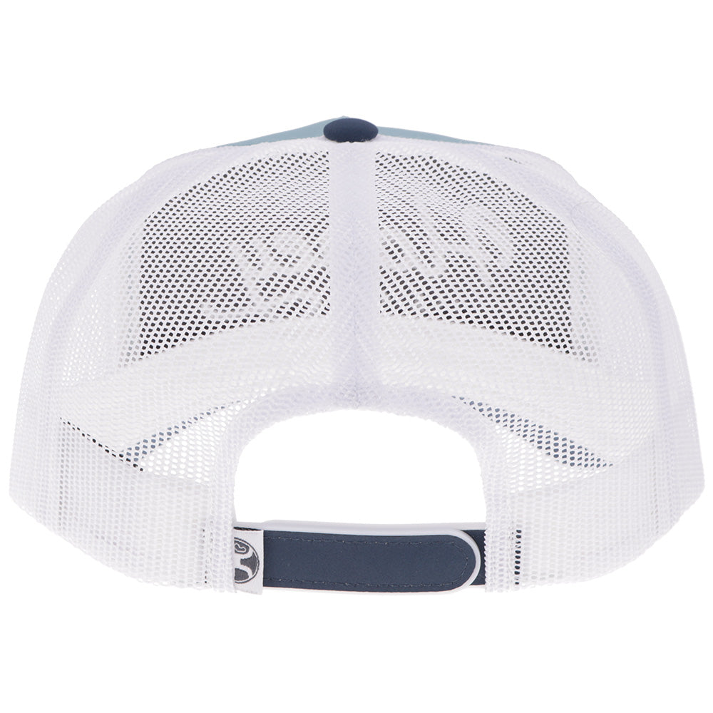 Hooey OG Trucker Hat, Light Blue/White – back