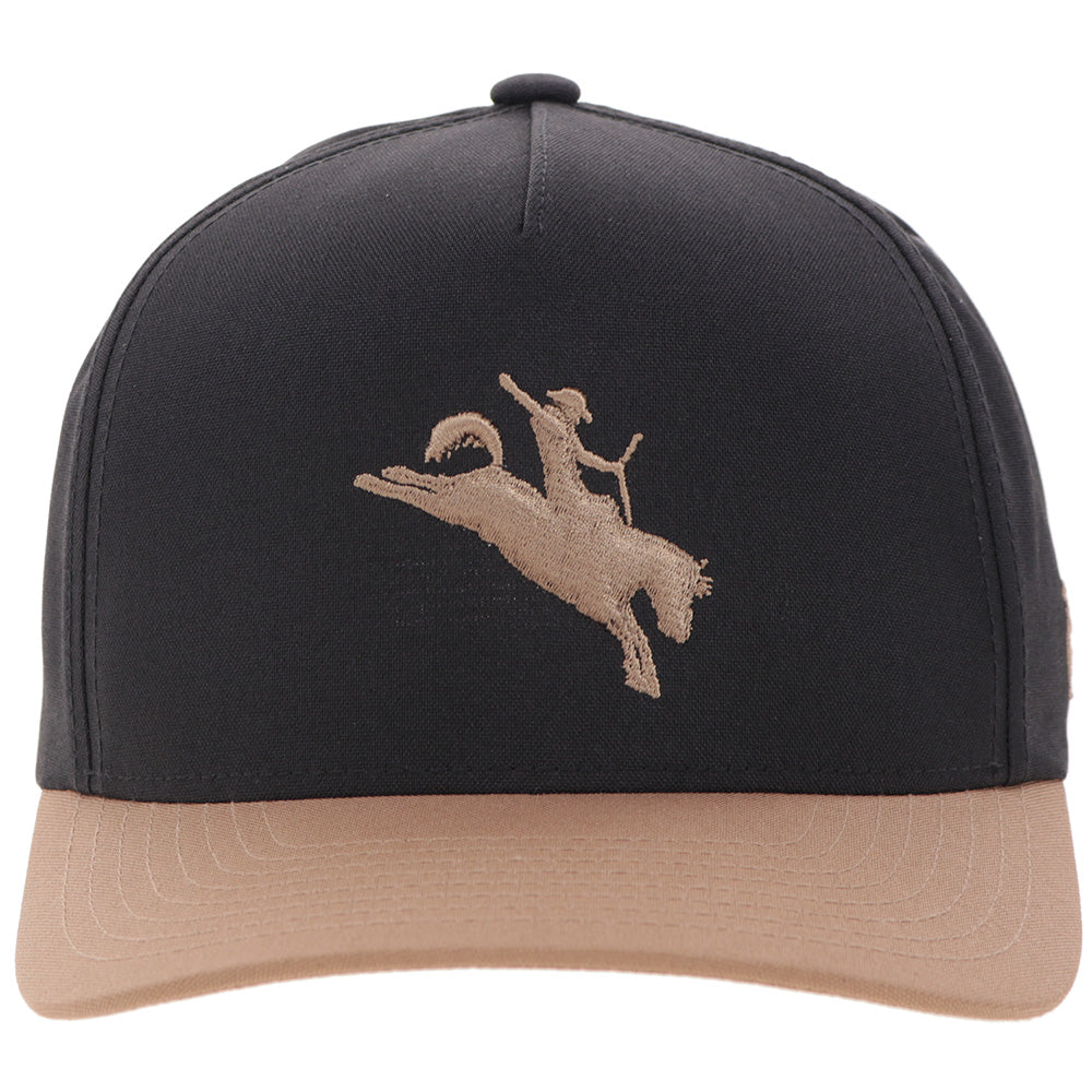Hooey Whit Trucker Hat, Black/Tan – front