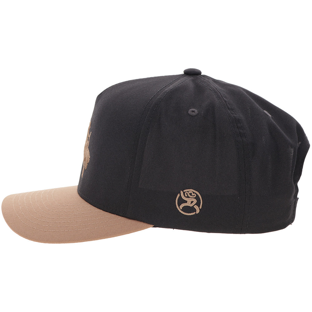 Hooey Whit Trucker Hat, Black/Tan – other side
