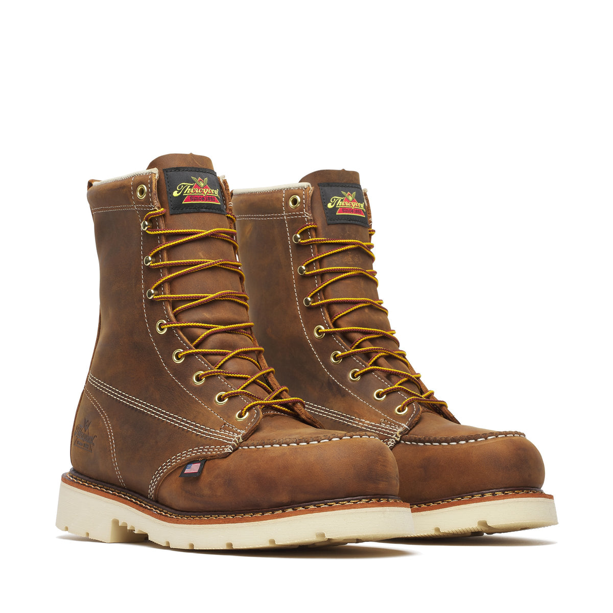 Thorogood American Heritage 8" Trail Safety Toe Moc Toe MAXWear90 Boot 804-4378