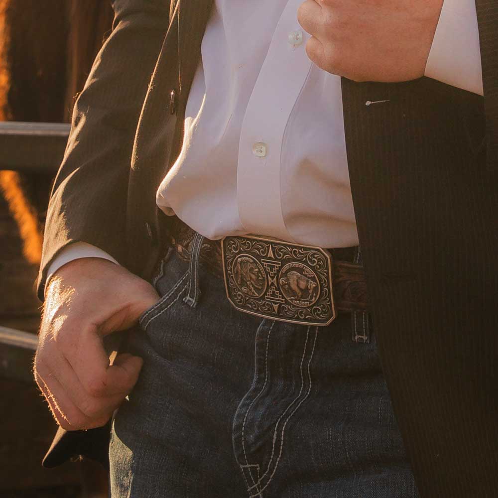 Montana Silversmiths Westward Way Buckle
