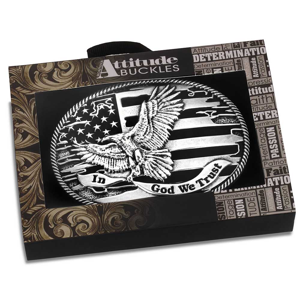 Montana Silversmiths Forged in Freedom Buckle