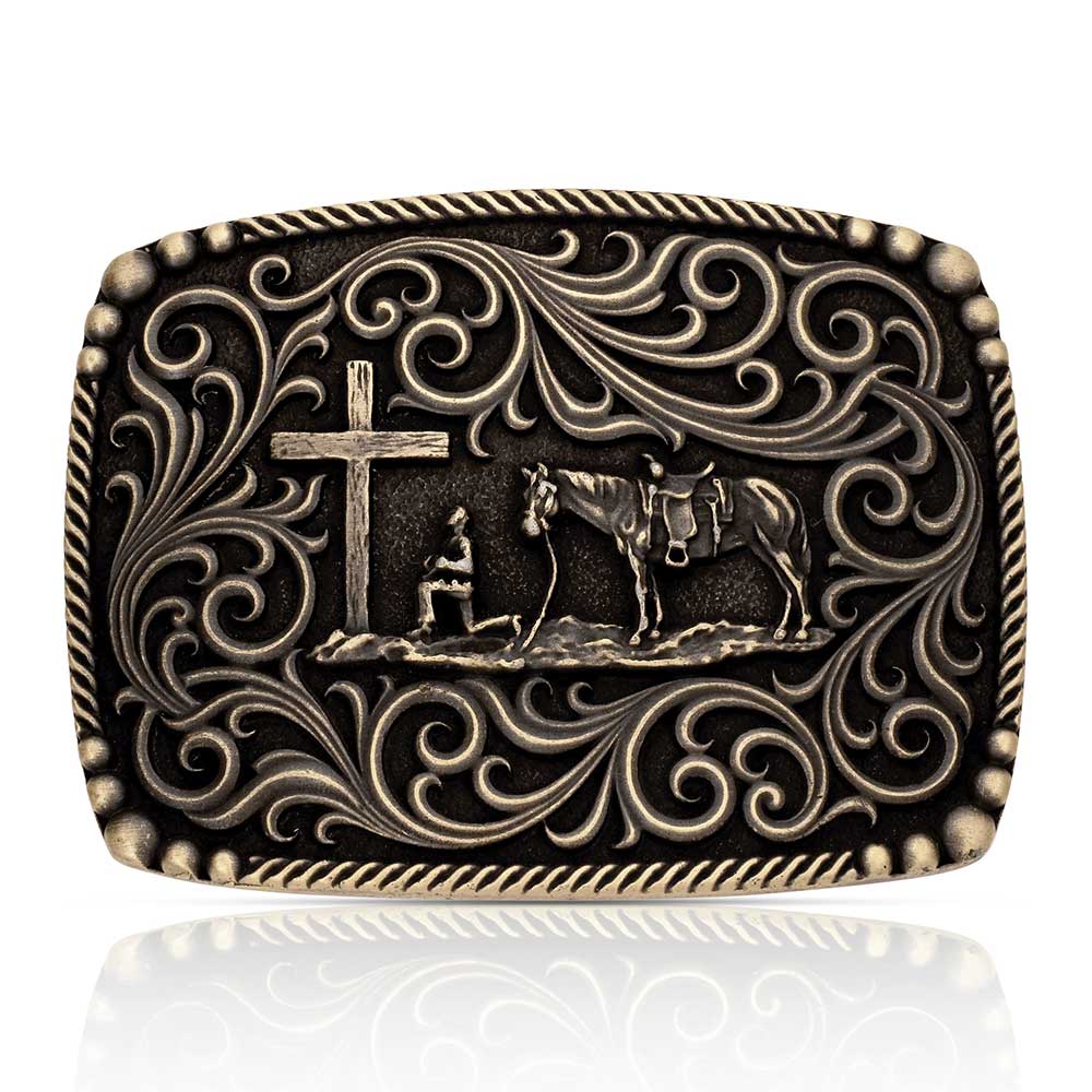 Montana Silversmiths Surrounded by Faith Buckle