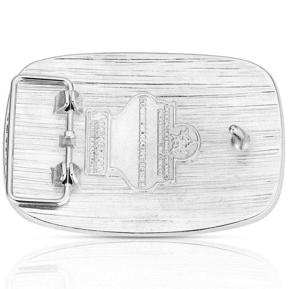 Montana Silversmiths America Loves Bull Riding PBR Buckle