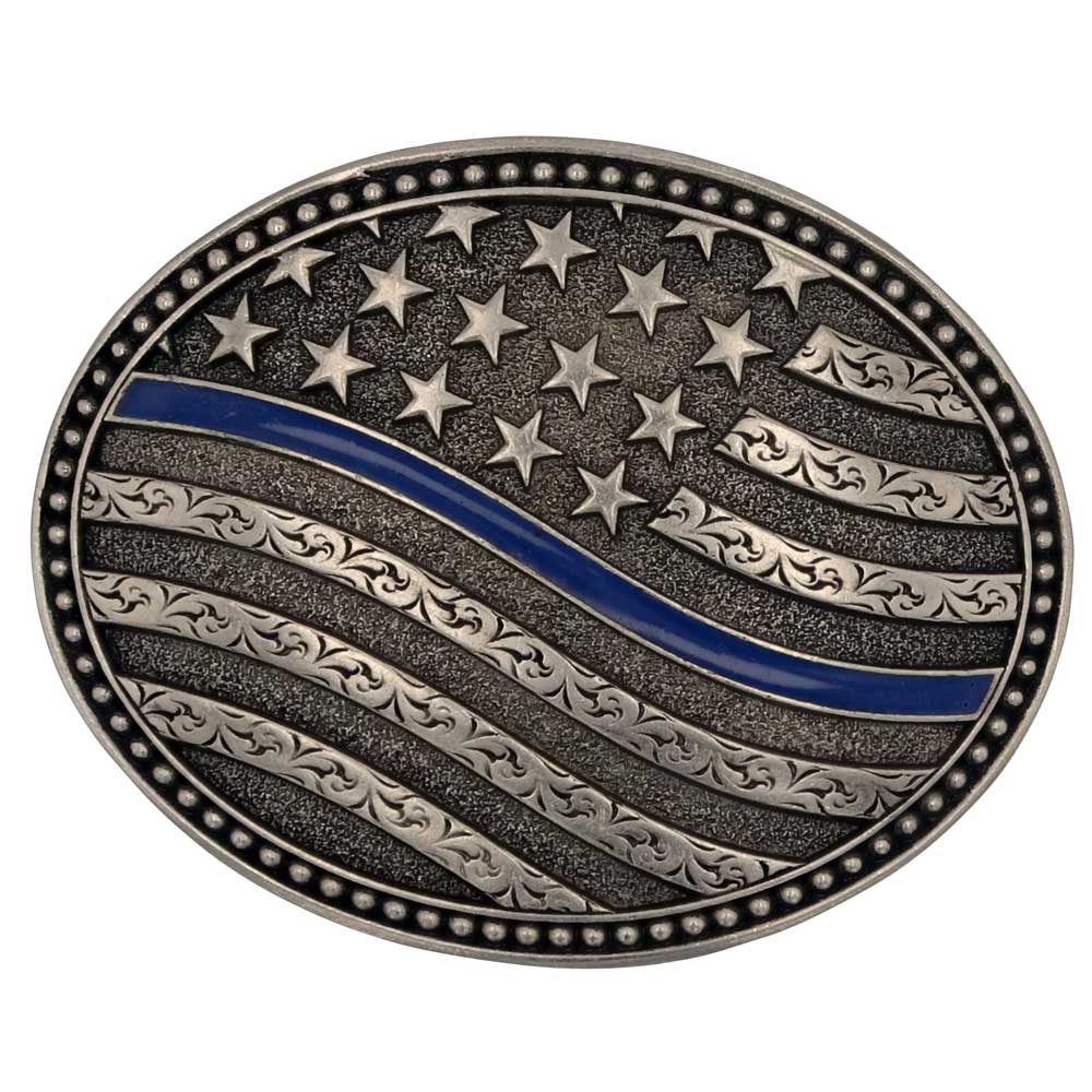 Montana Silversmiths In Blue Attitude Buckle