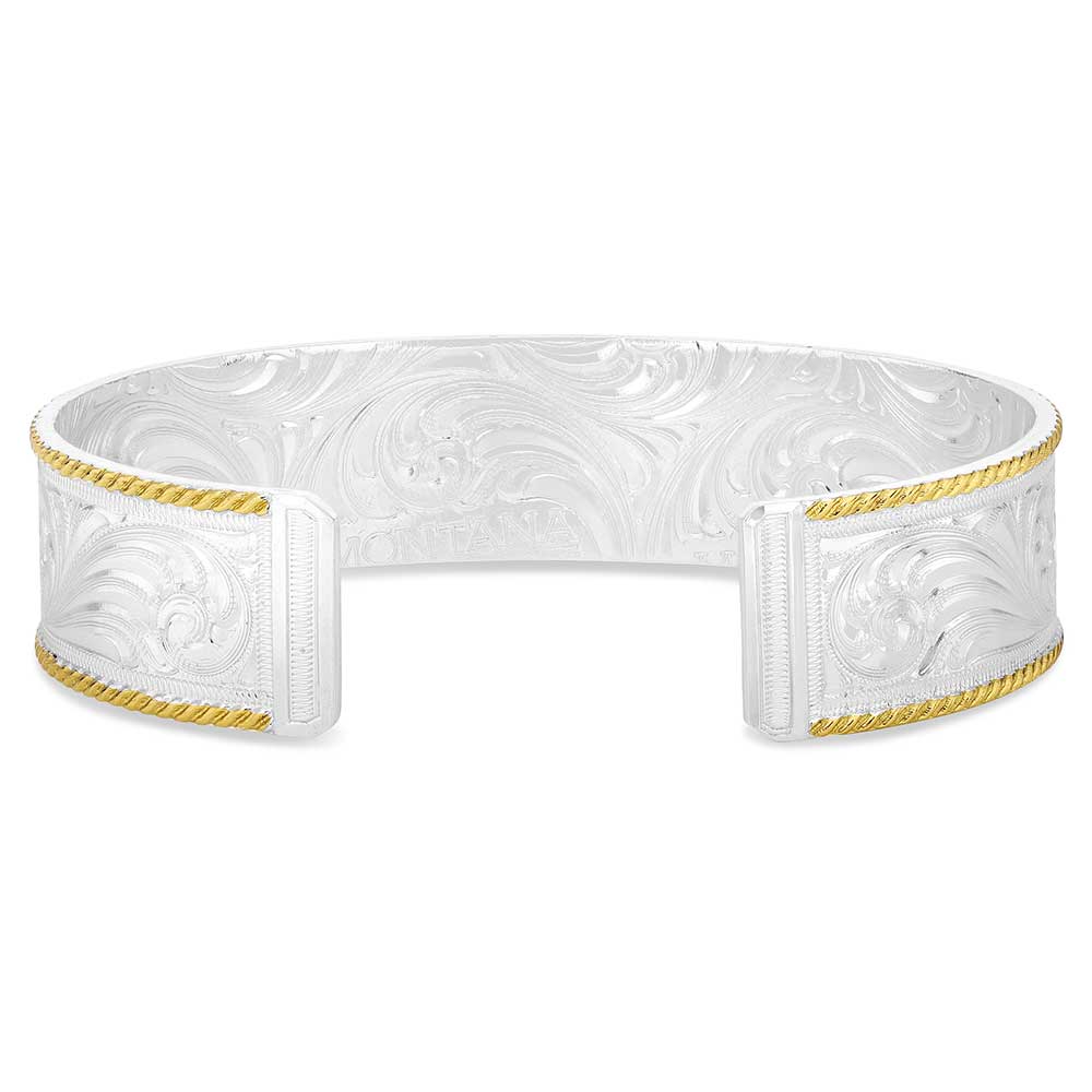 Montana Silversmiths Longhorn Trails Cuff Bracelet