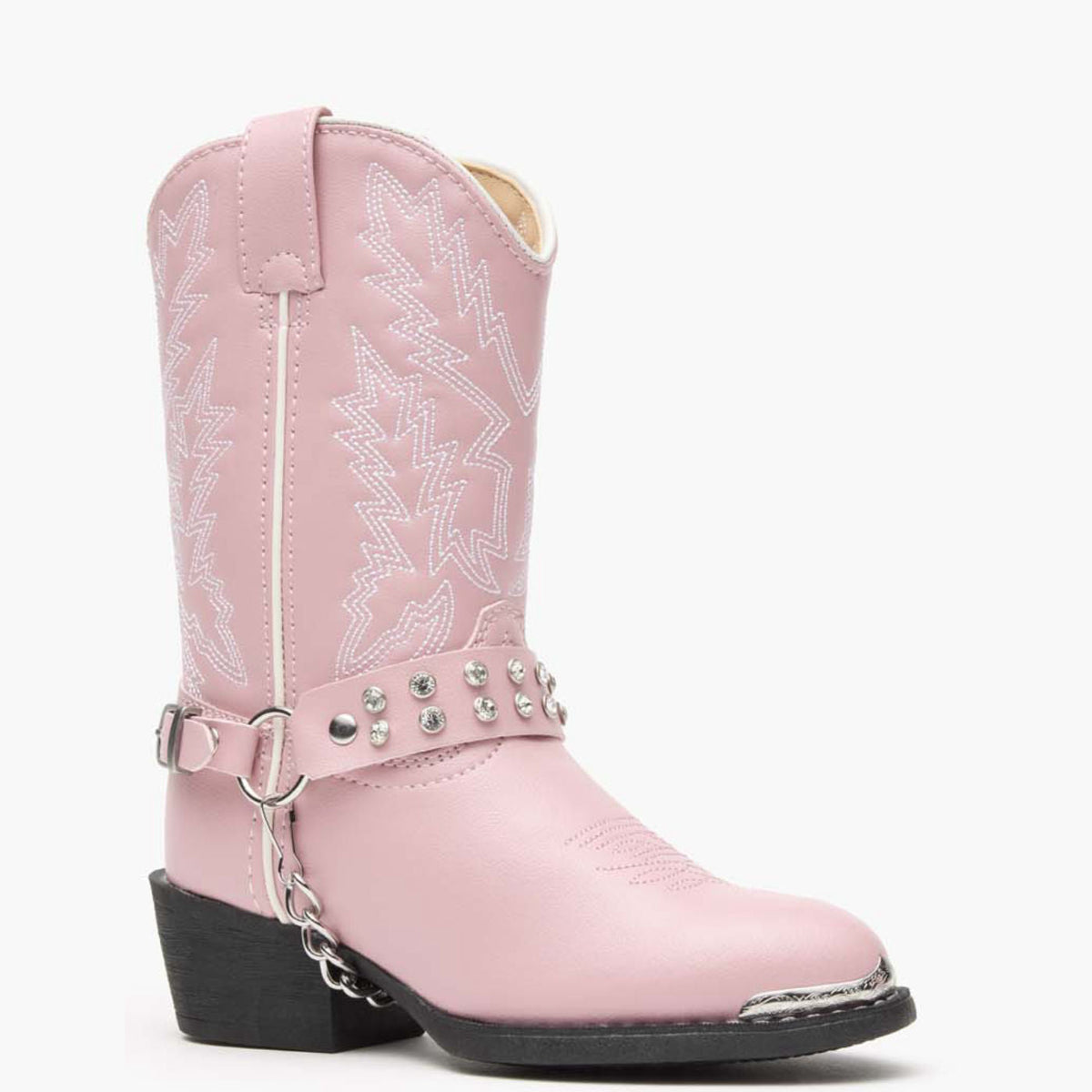 Durango Little Kid Pink Rhinestone Western Boot, Pink Bling