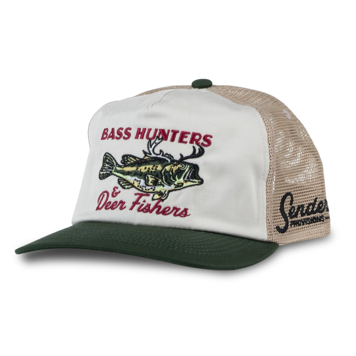 Sendero Provisions Co. Deer Fishers Hat - White - angled view