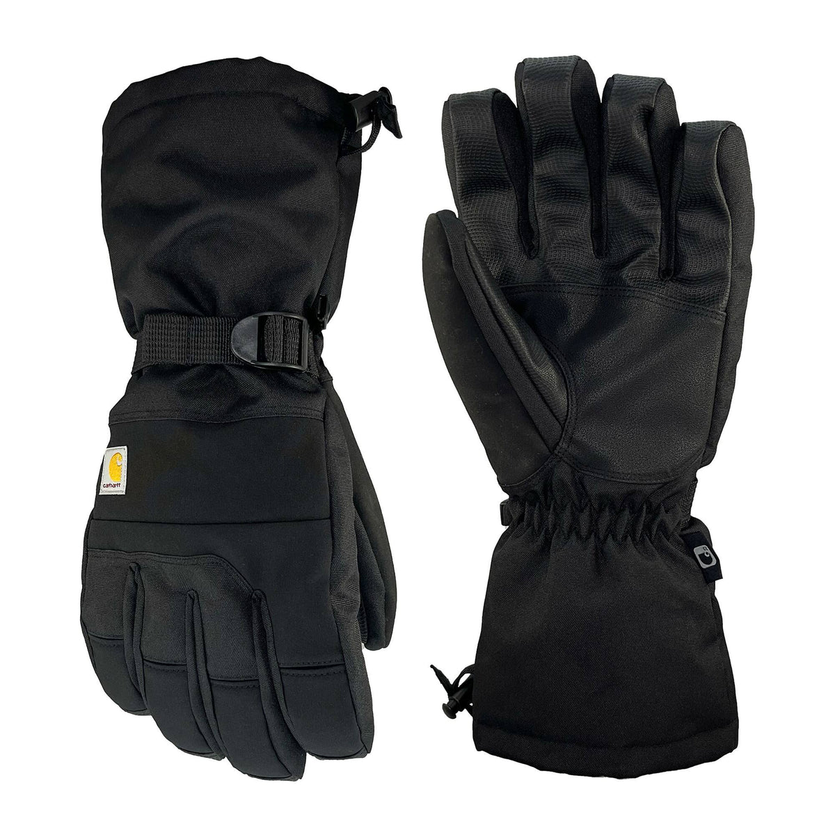 Carhartt Men's Storm Defender Insulated Gauntlet Gloves in Black - front