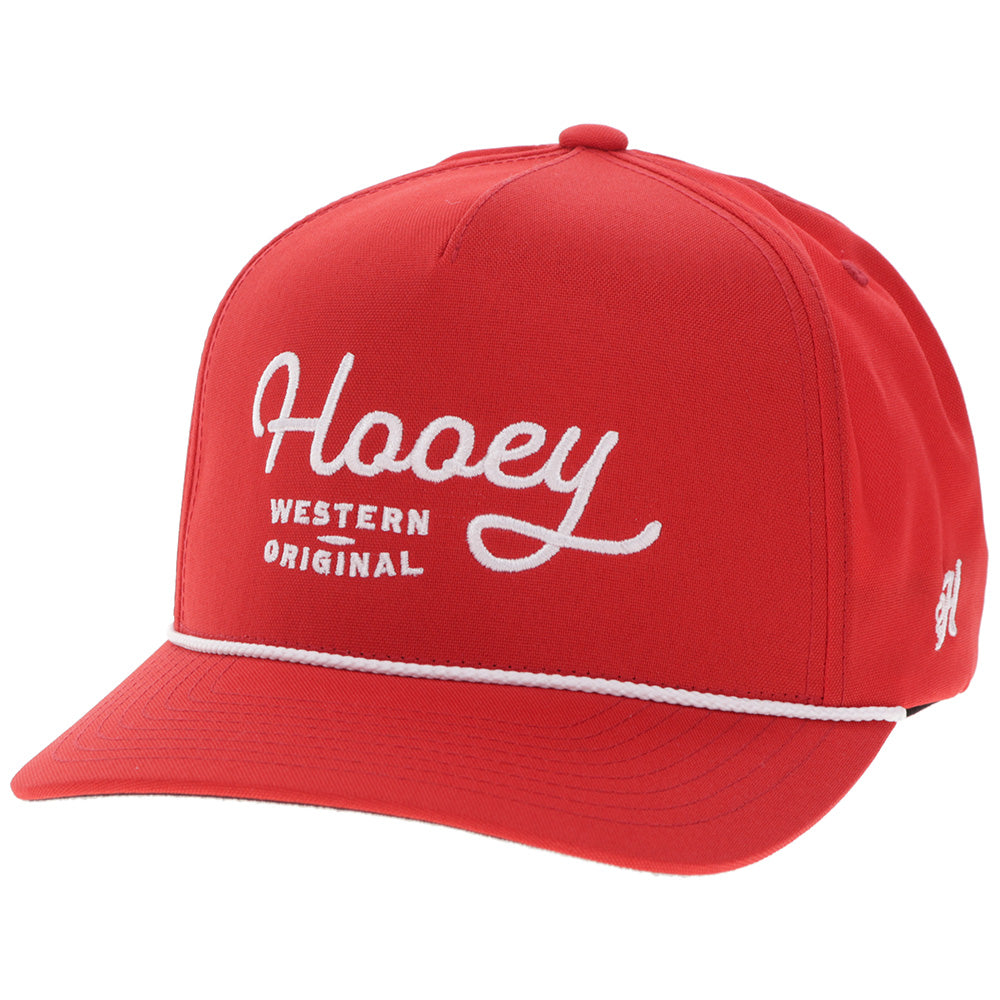 Hooey OG Trucker Hat, Red – 3-4 front