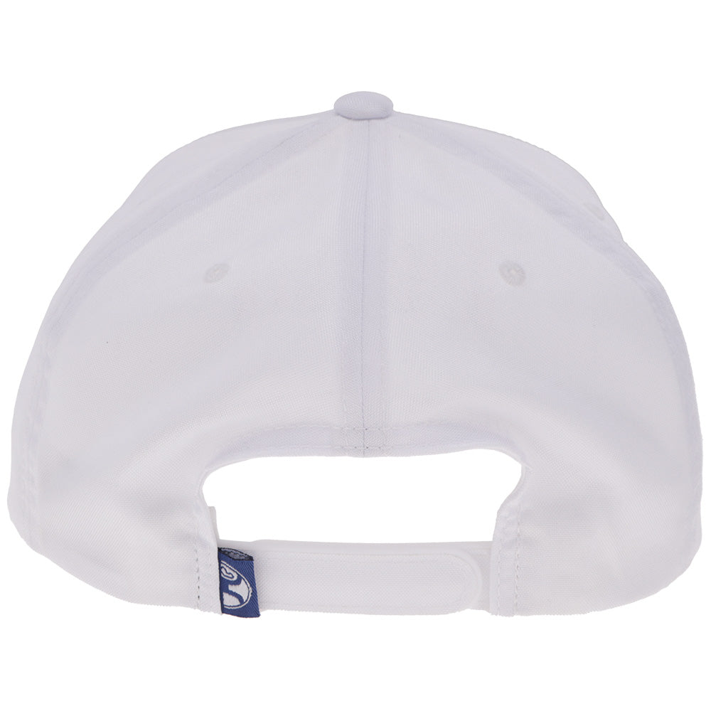 Hooey Wild Ride Trucker Hat, White/Navy – back