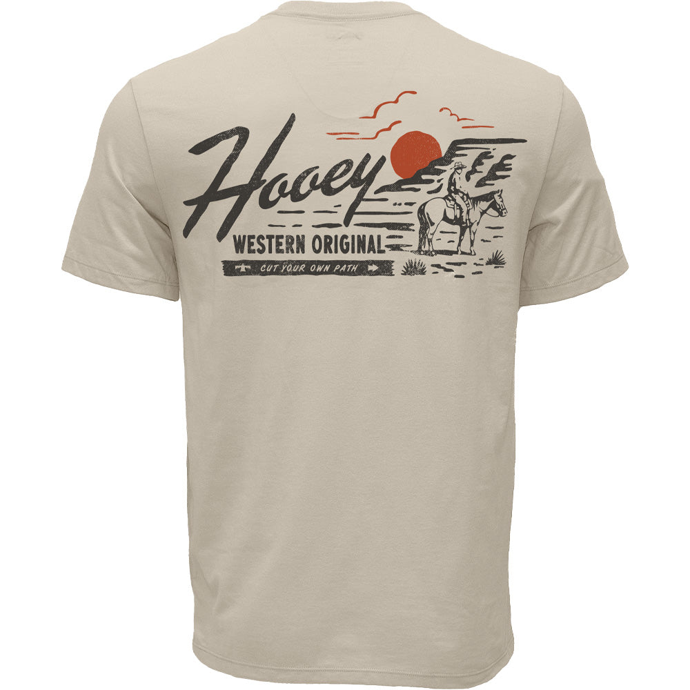 Hooey Men's Rural Roots T-Shirt, Cream – back graphic