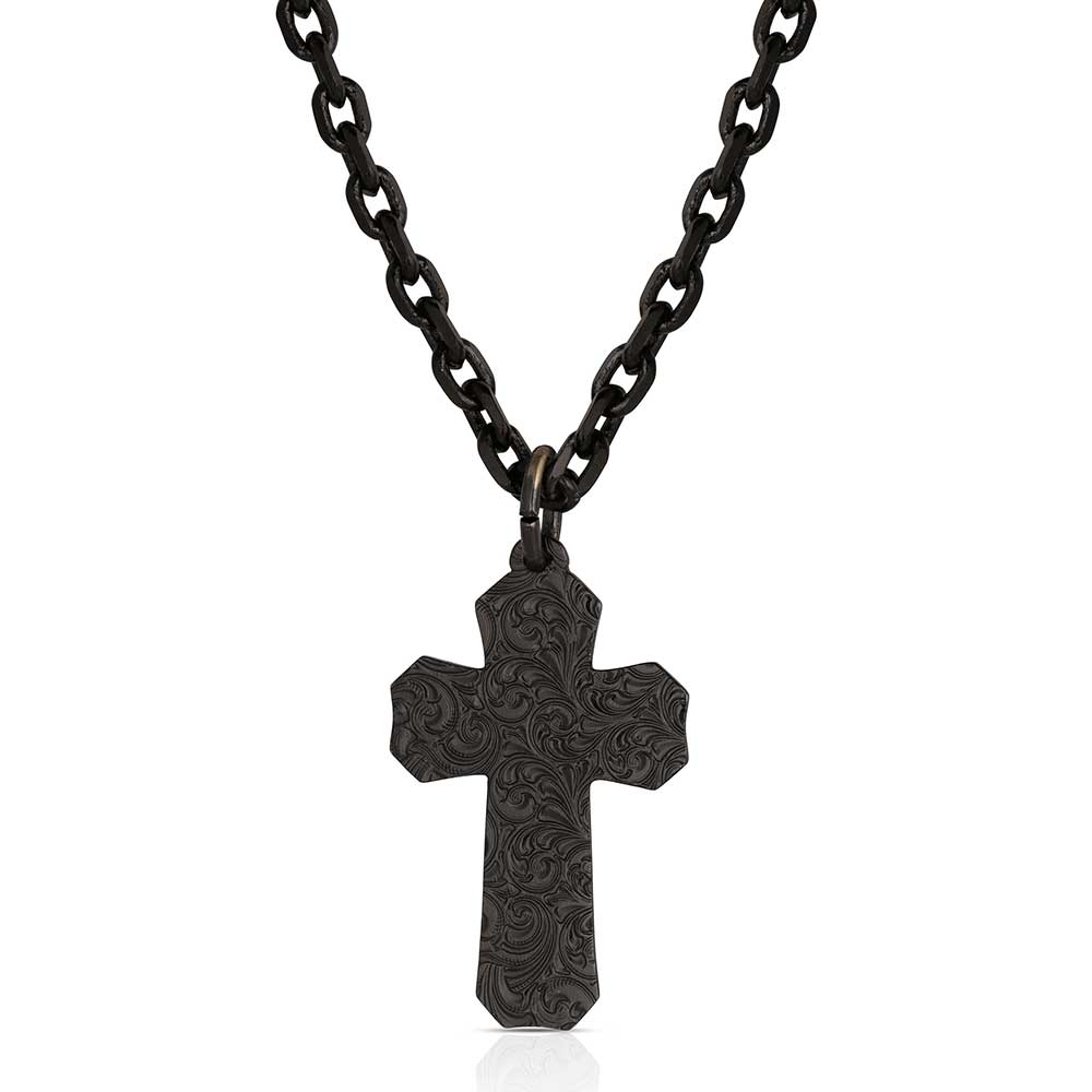Montana Silversmiths Faded Glory Cross Necklace