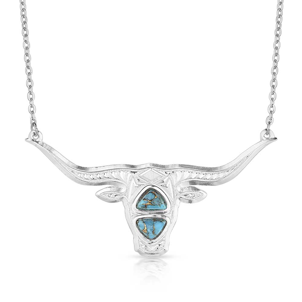 Montana Silversmiths The Longhorn Turquoise Necklace