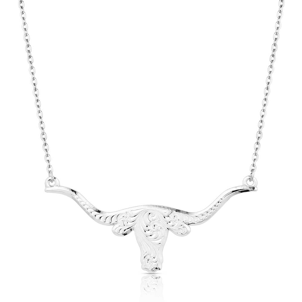 Montana Silversmiths Out West Longhorn Necklace
