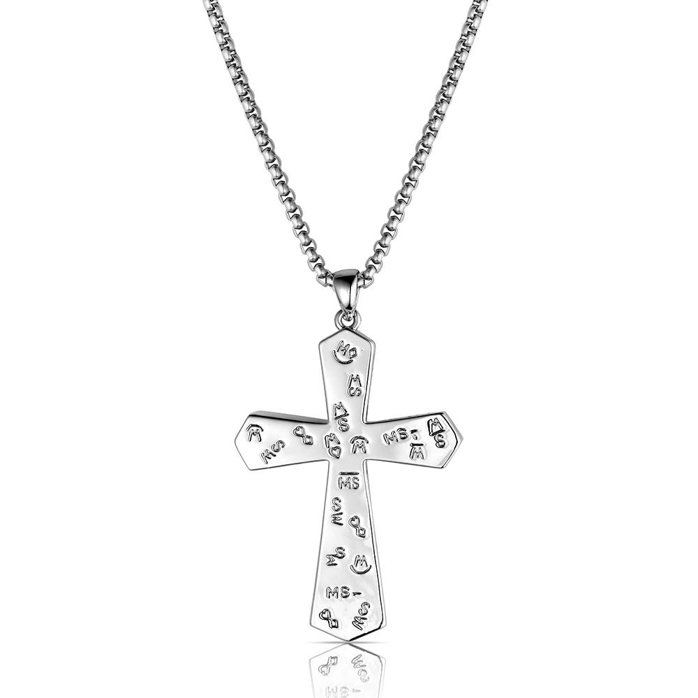 Montana Silversmiths Still Waters Turquoise Cross Necklace