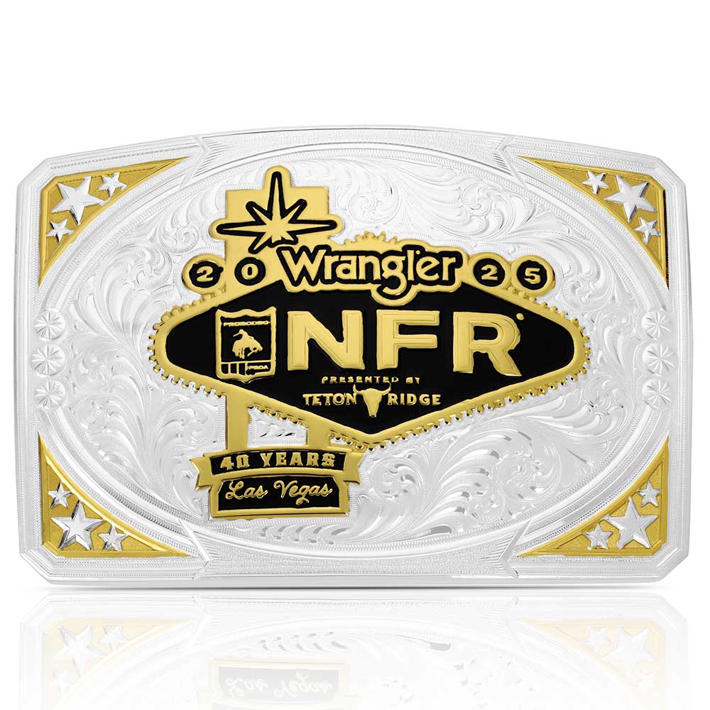 Montana Silversmiths Las Vegas NFR Limited Edition Collector's Buckle