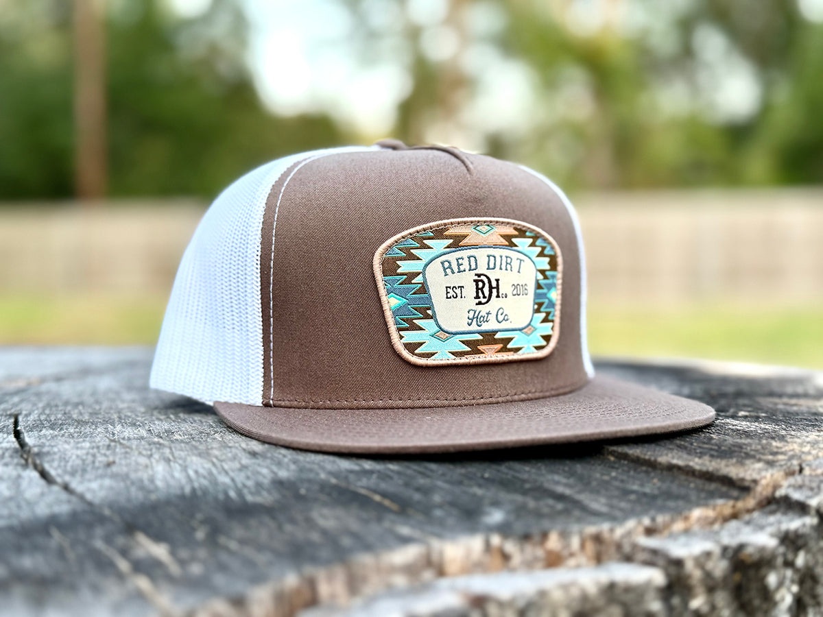Red Dirt Hat Co. Aztec Jango cap, patch detail