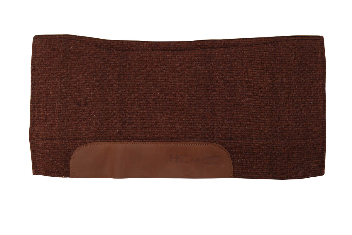 Spine Relief Woven Blanket Saddle Pad with Wool Bottom- ASSORTED COLORS