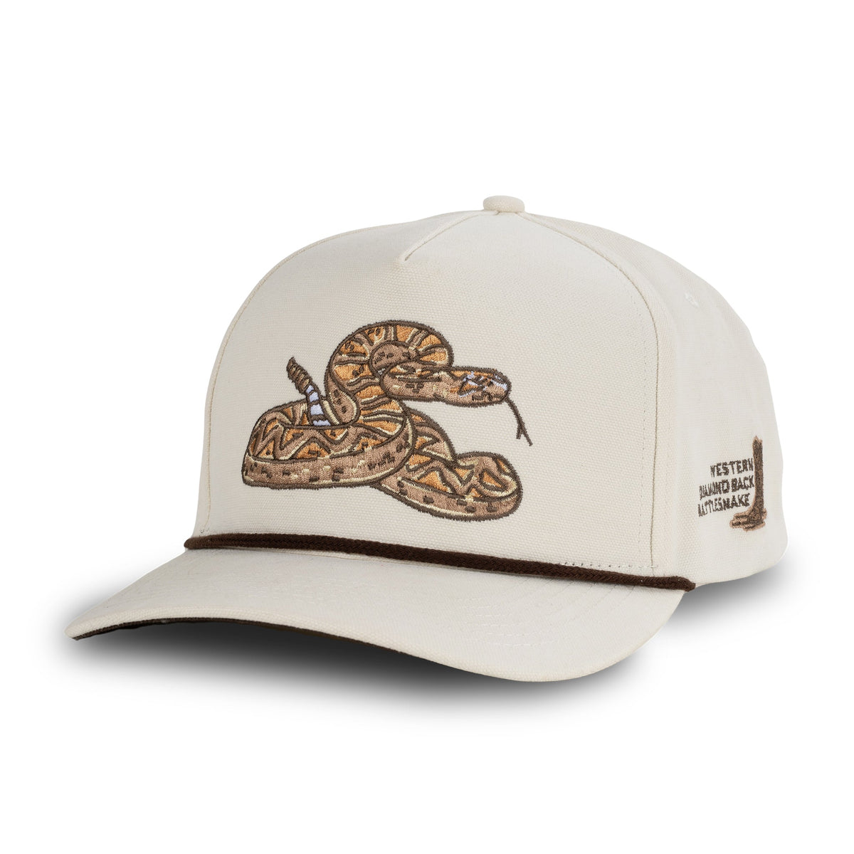 Sendero Provisions Co. Rattlesnake Hat - Cream - angled view