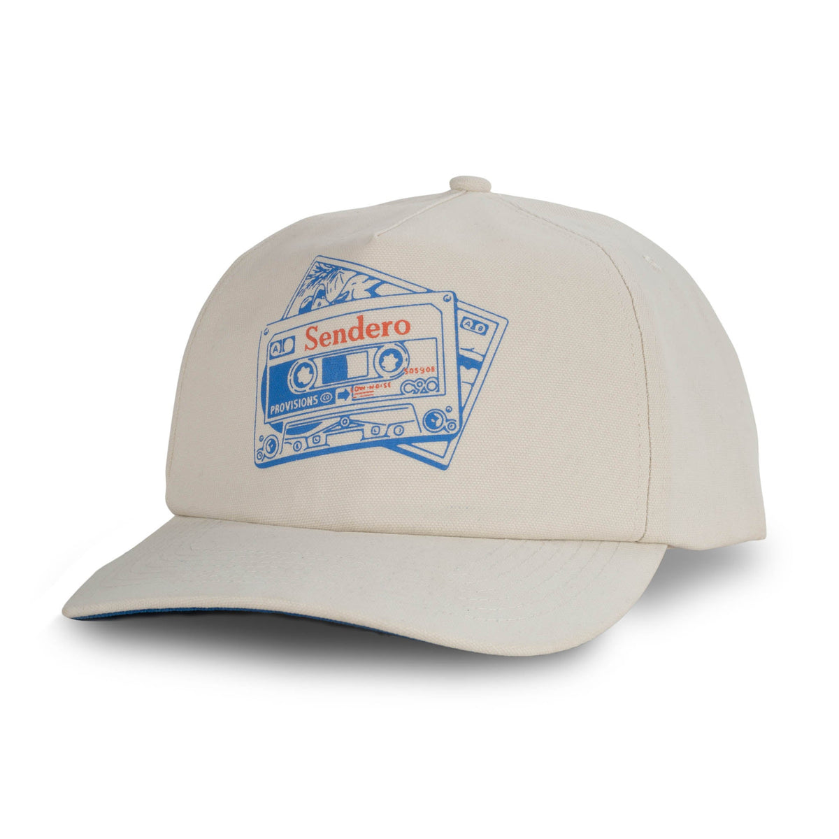 Sendero Provisions Co. Cassette Tape Hat - Cream - angled view