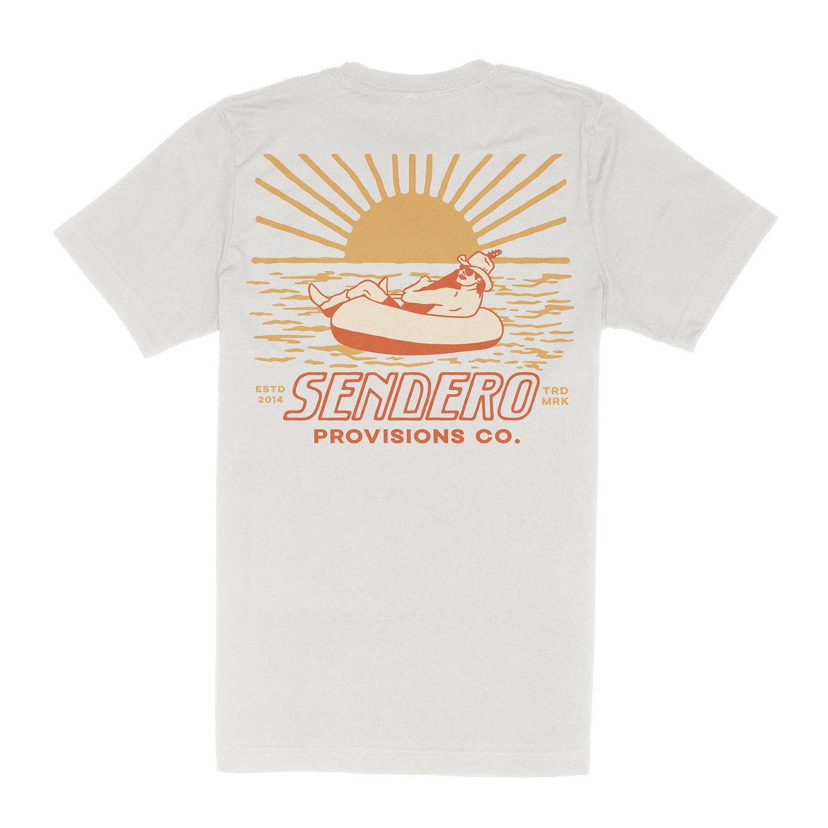 Sendero Provisions Co. Men's Out Yonder T-Shirt - Vintage White - back