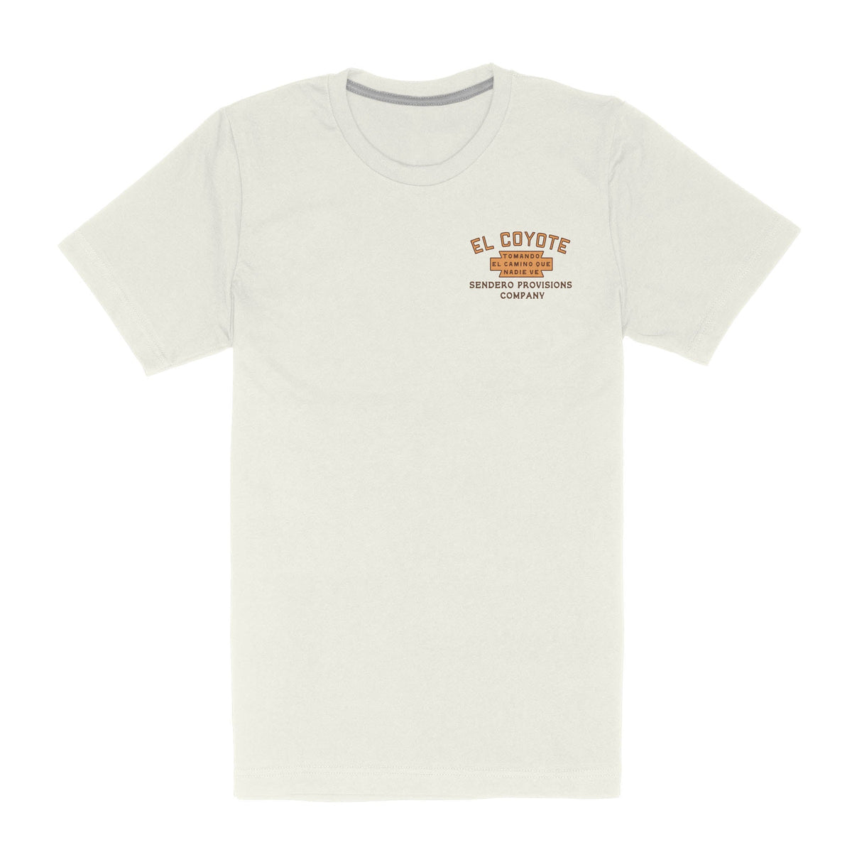 Sendero Provisions Co. Men's Coyote T-Shirt - Vintage White - front