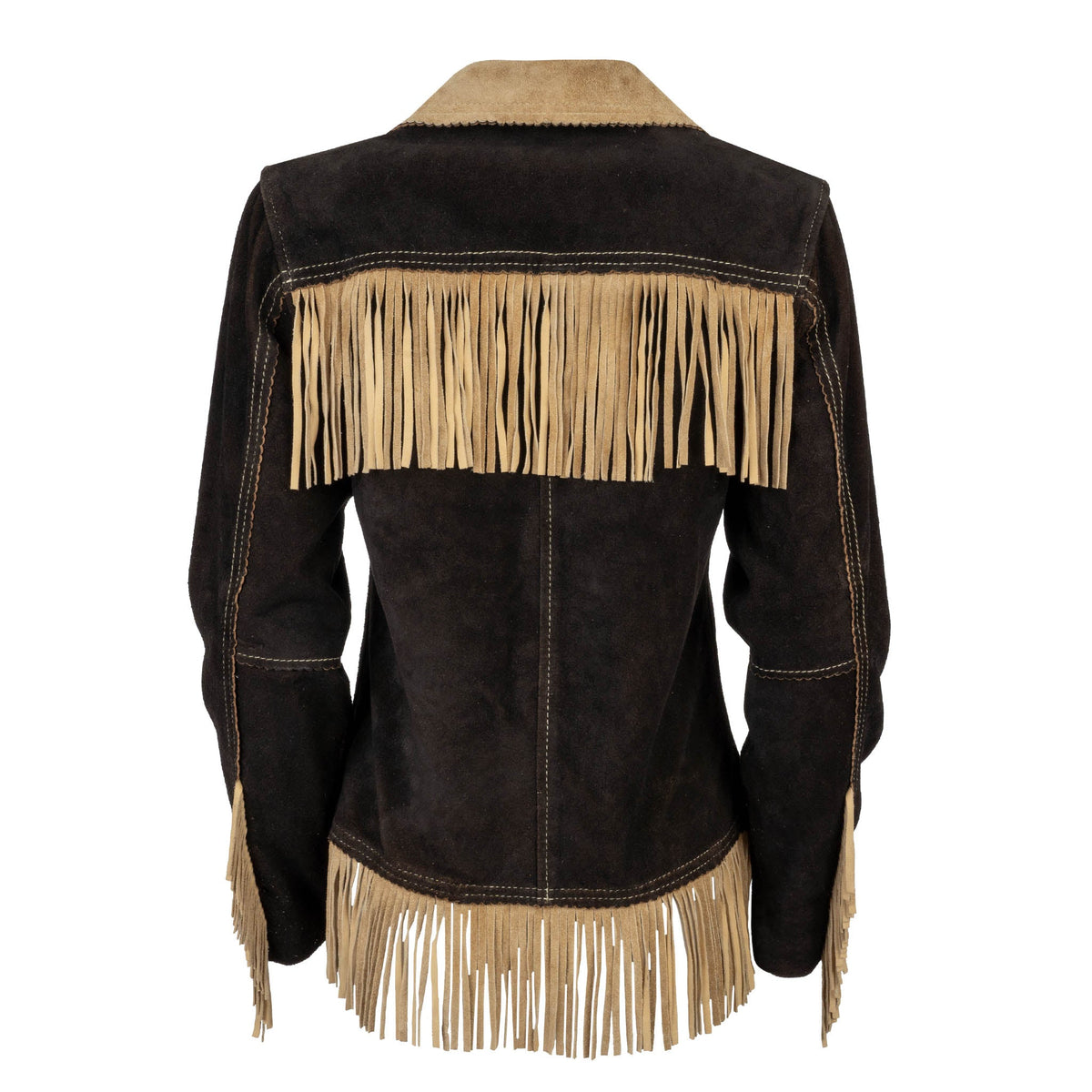 STS Ranchwear Women's Ponderosa Suede Fringe Jacket – back