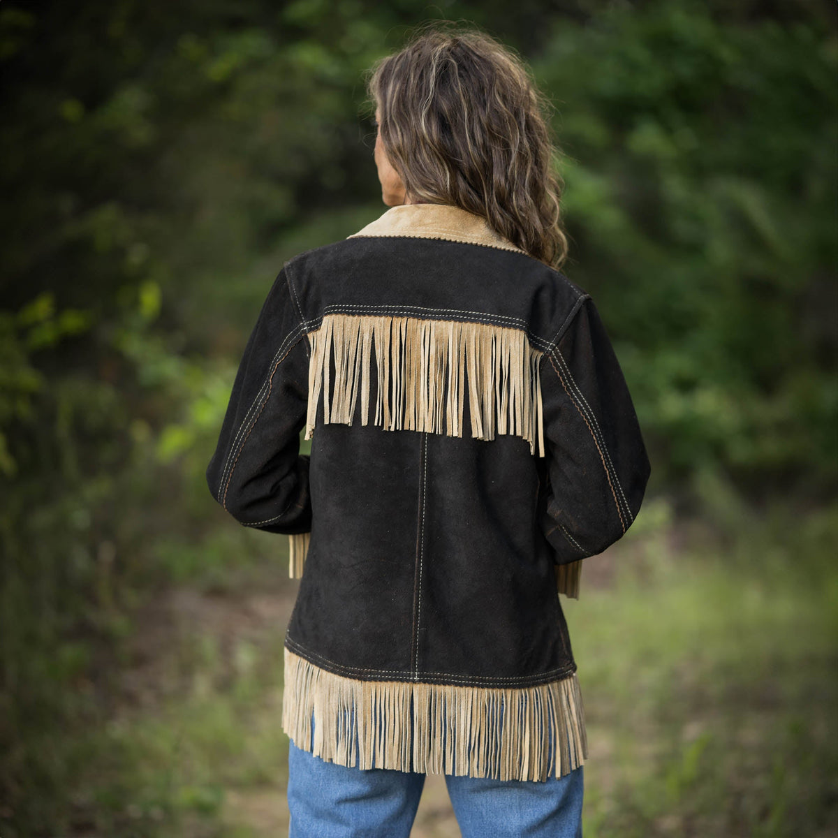 STS Ranchwear Women's Ponderosa Suede Fringe Jacket – lifestyle