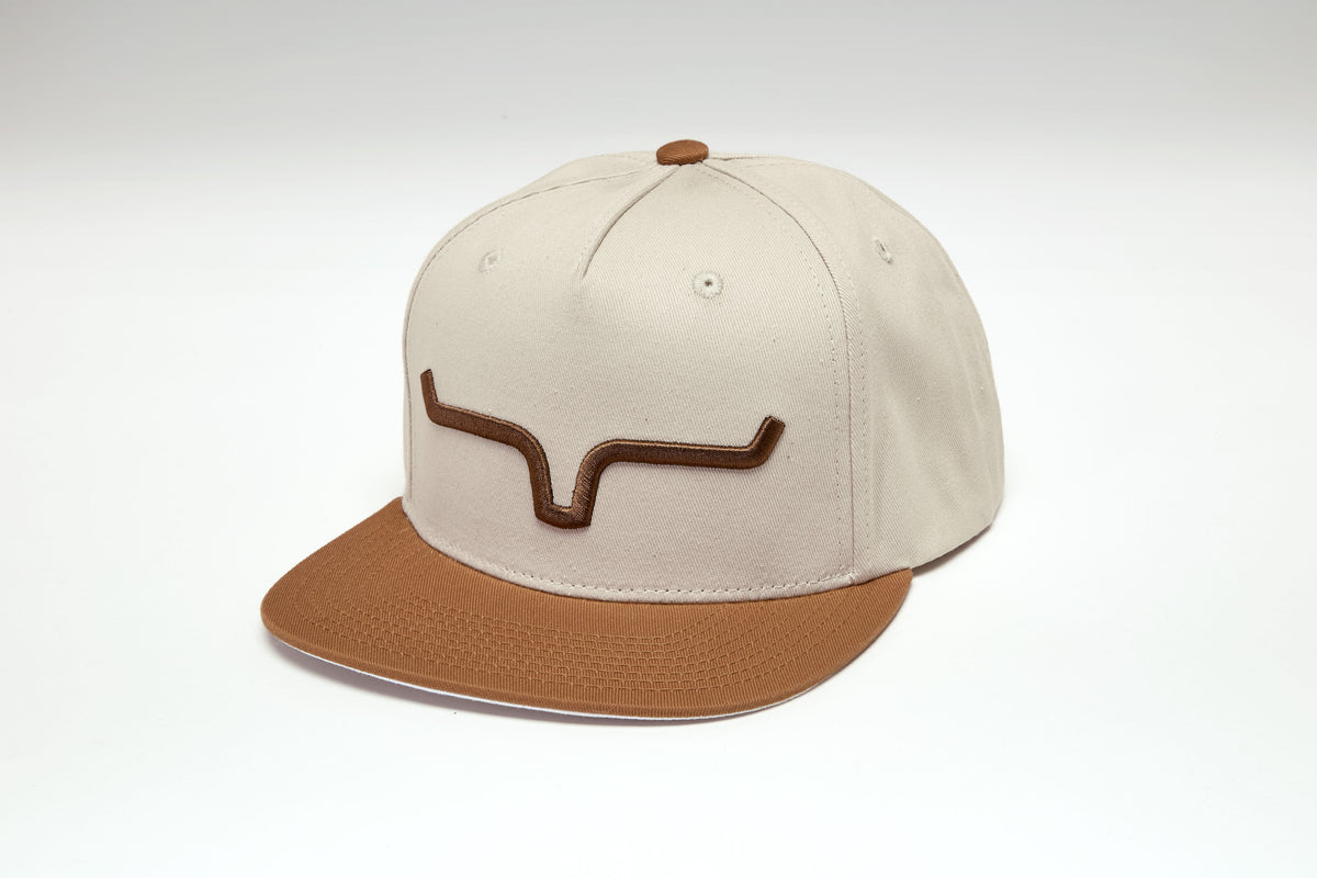 Kimes Ranch Weekly Tall Trucker Hat - Sand/WW Brown