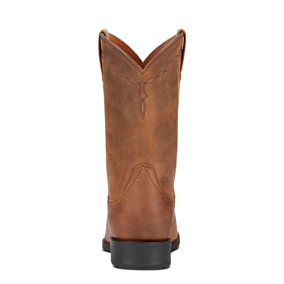 Ariat Heritage Roper Western Boot, Distressed Brown – heel
