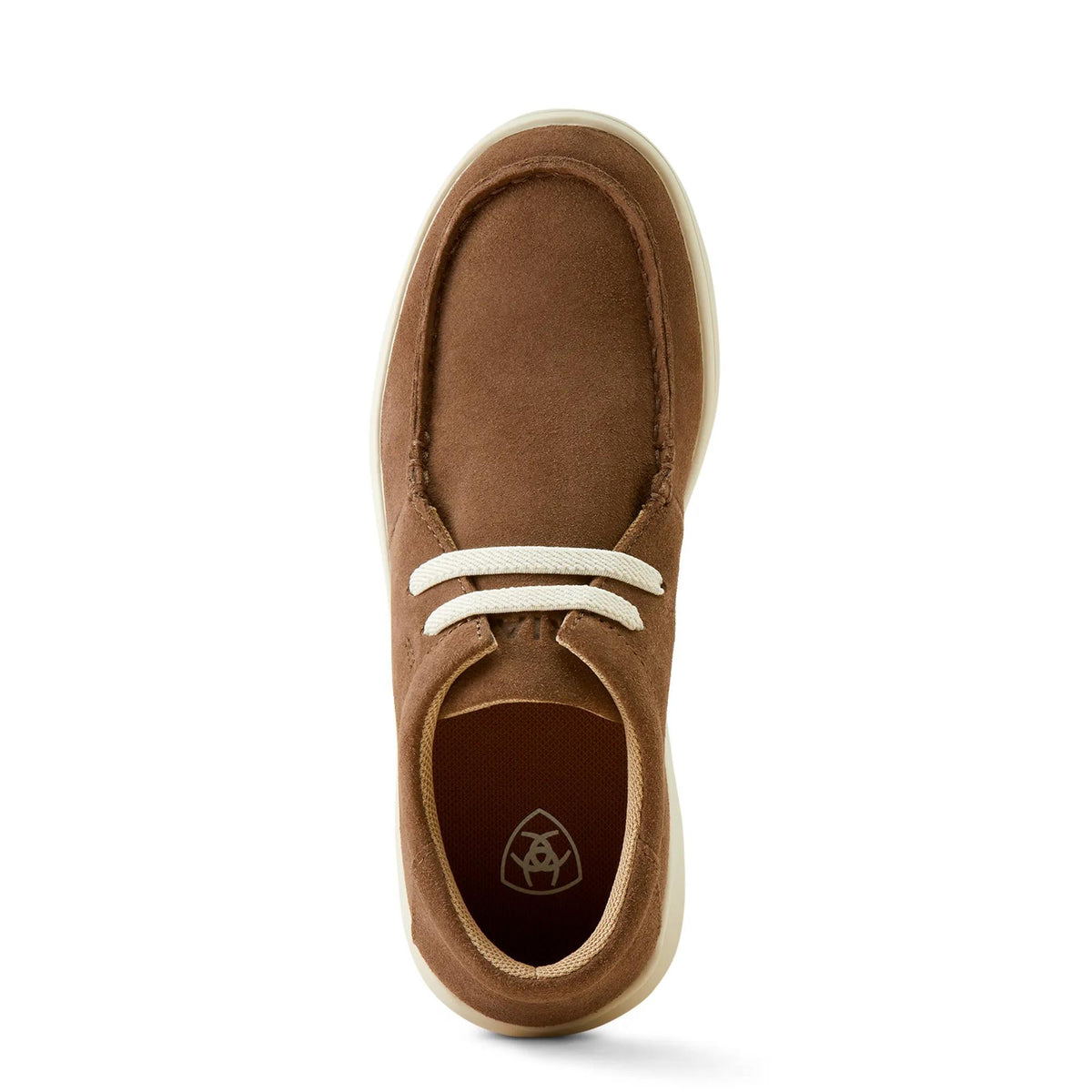Ariat Kids' Hilo Shoe, Brown Bomber Suede – toe