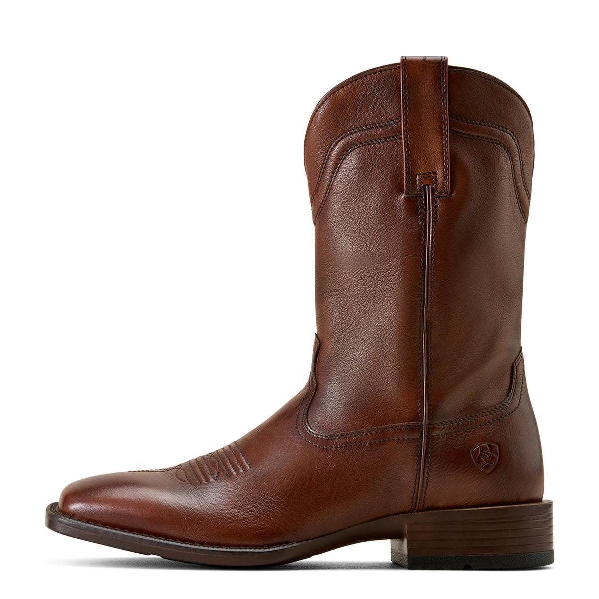 Ariat Men's Alden Wide Square Toe Western Boot, Honey Bee – side