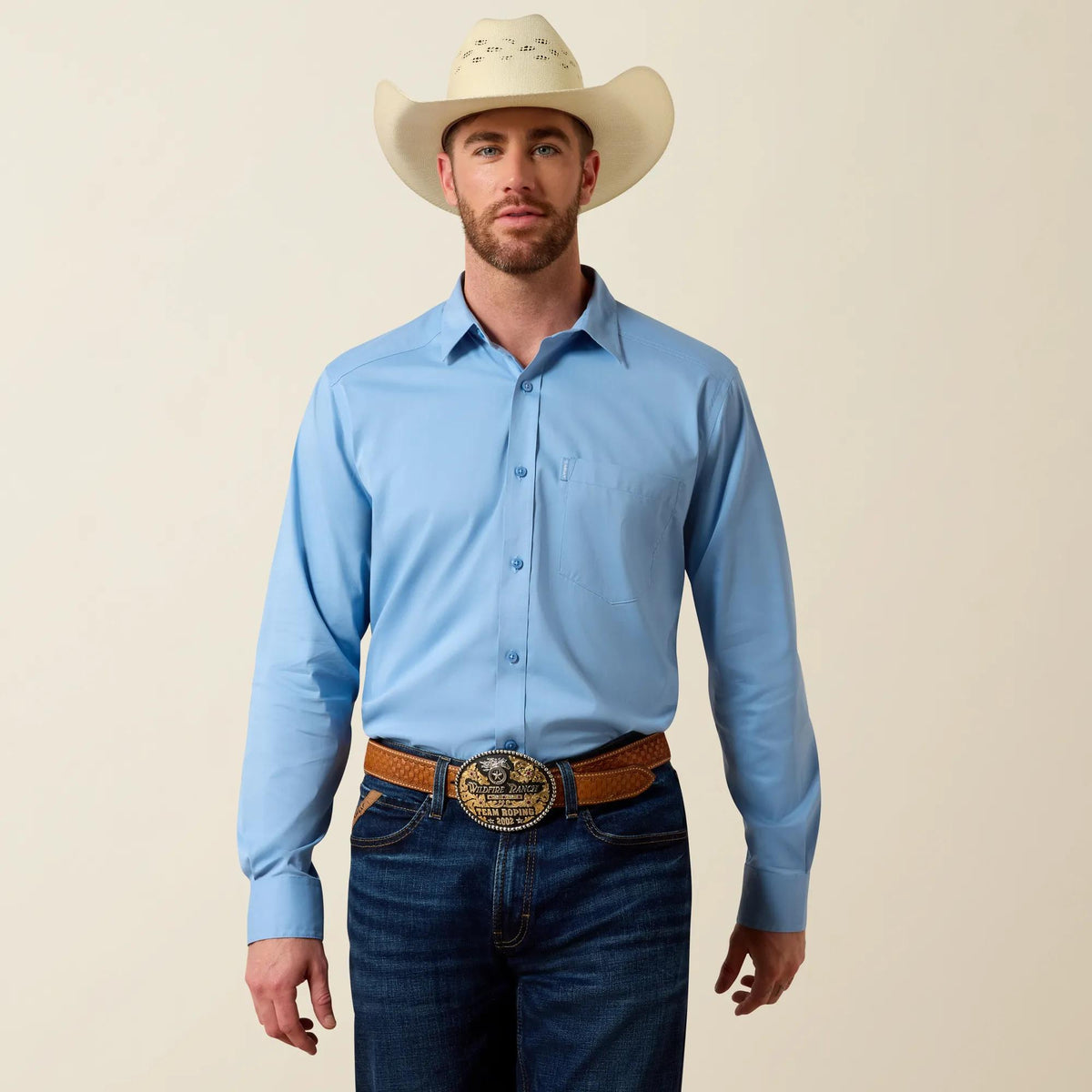 Ariat Men's Everything Classic Fit Shirt, Allure – front