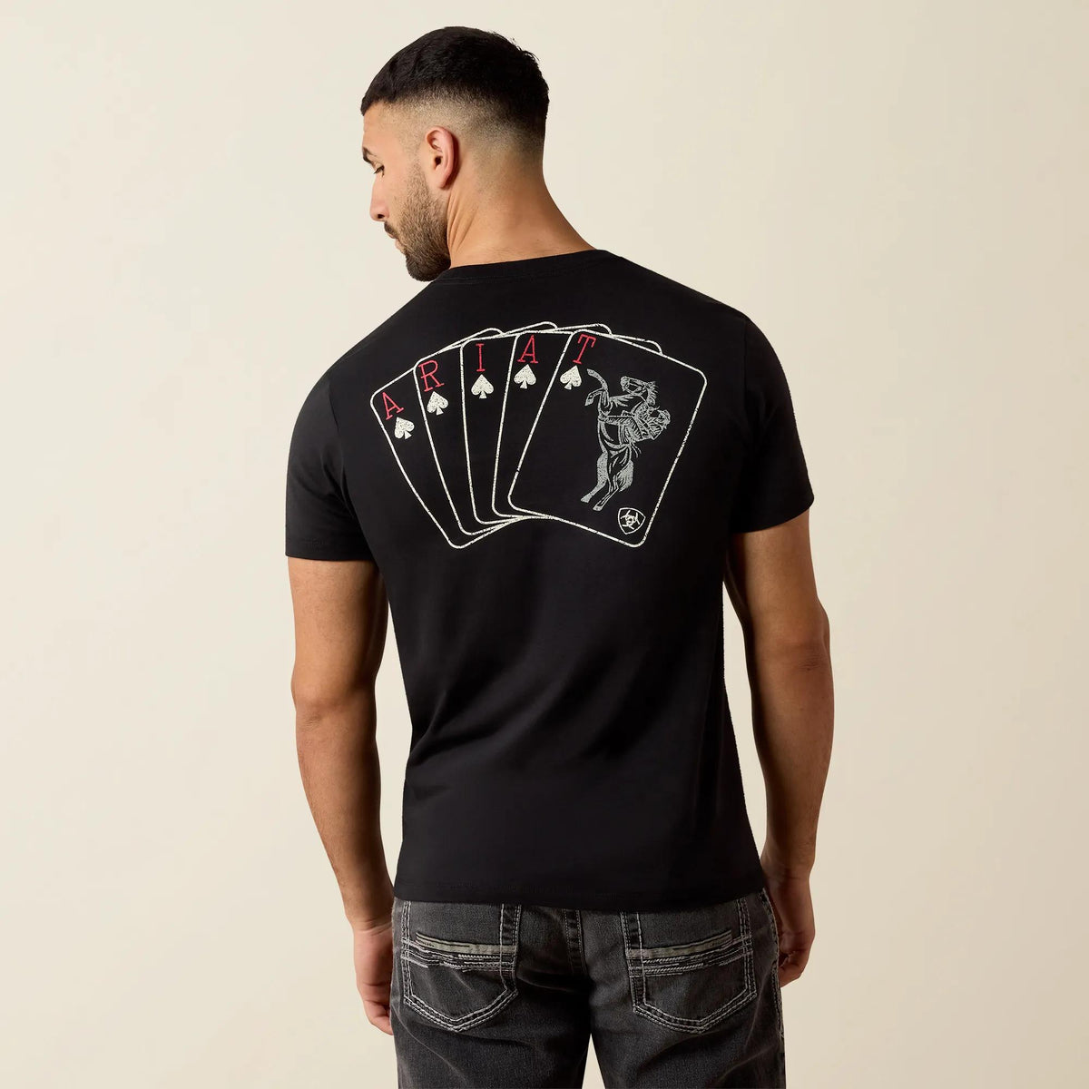 Ariat Men's Ranch Royalty T-Shirt, Black – back