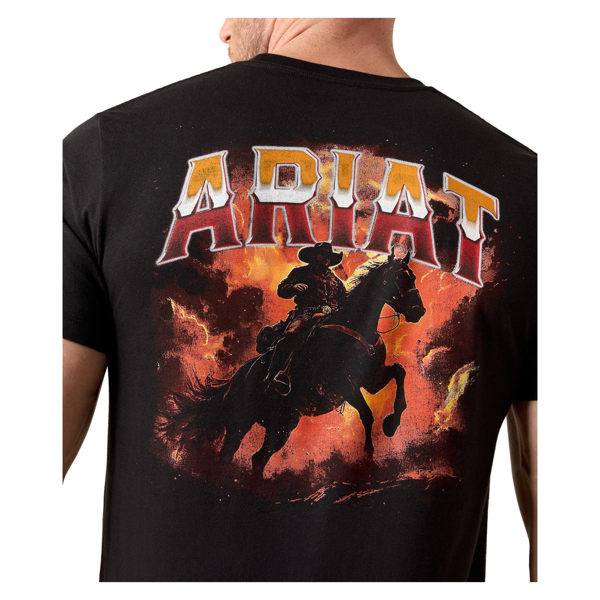 Ariat Men's Country Rock T-Shirt, Black – detail