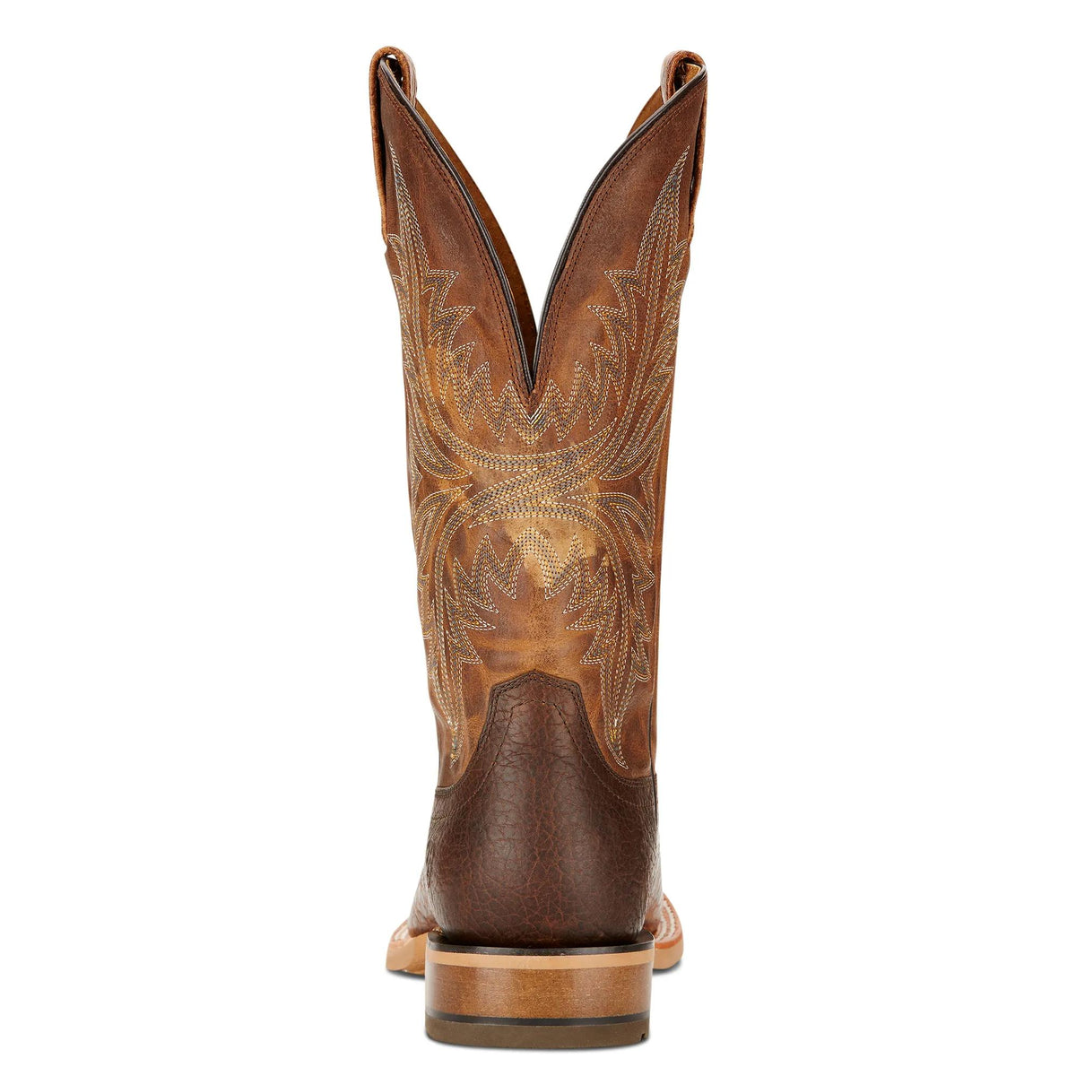 Ariat Men's Cowhand Western Boot, Adobe Clay – heel