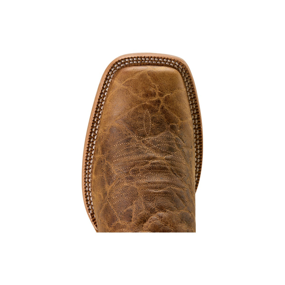 Ariat Men's Cowhand Wide Square Toe Cowboy Boot, Smoked Tan – toe