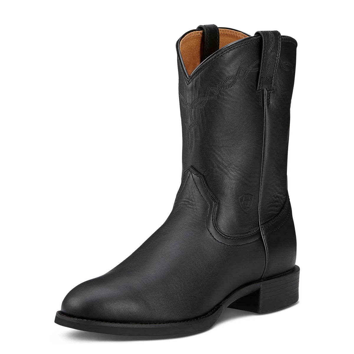 Ariat Mens Heritage Roper Western Boot (Black)