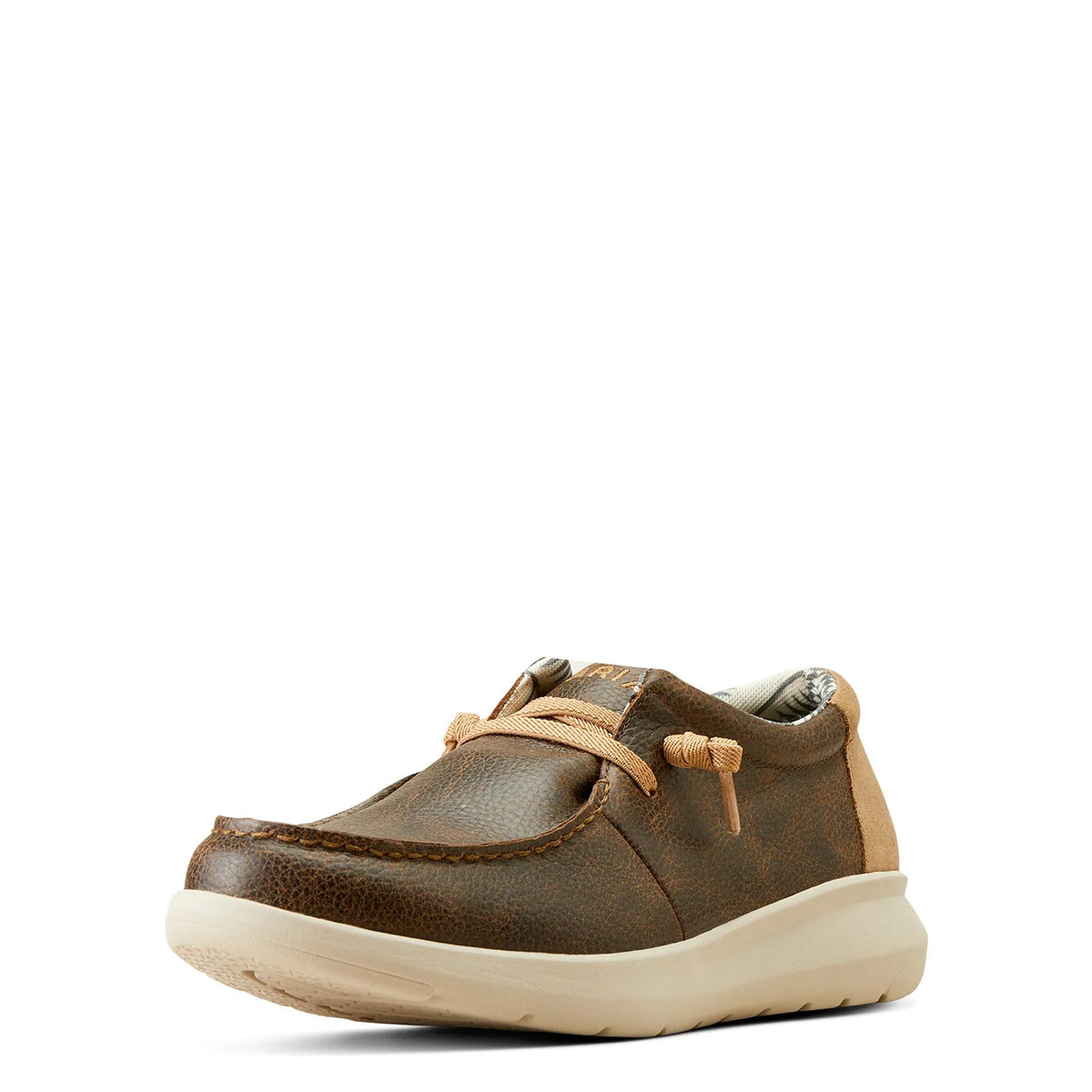 Ariat Men's Hilo Shoe, Brody Brown – 3-4 front
