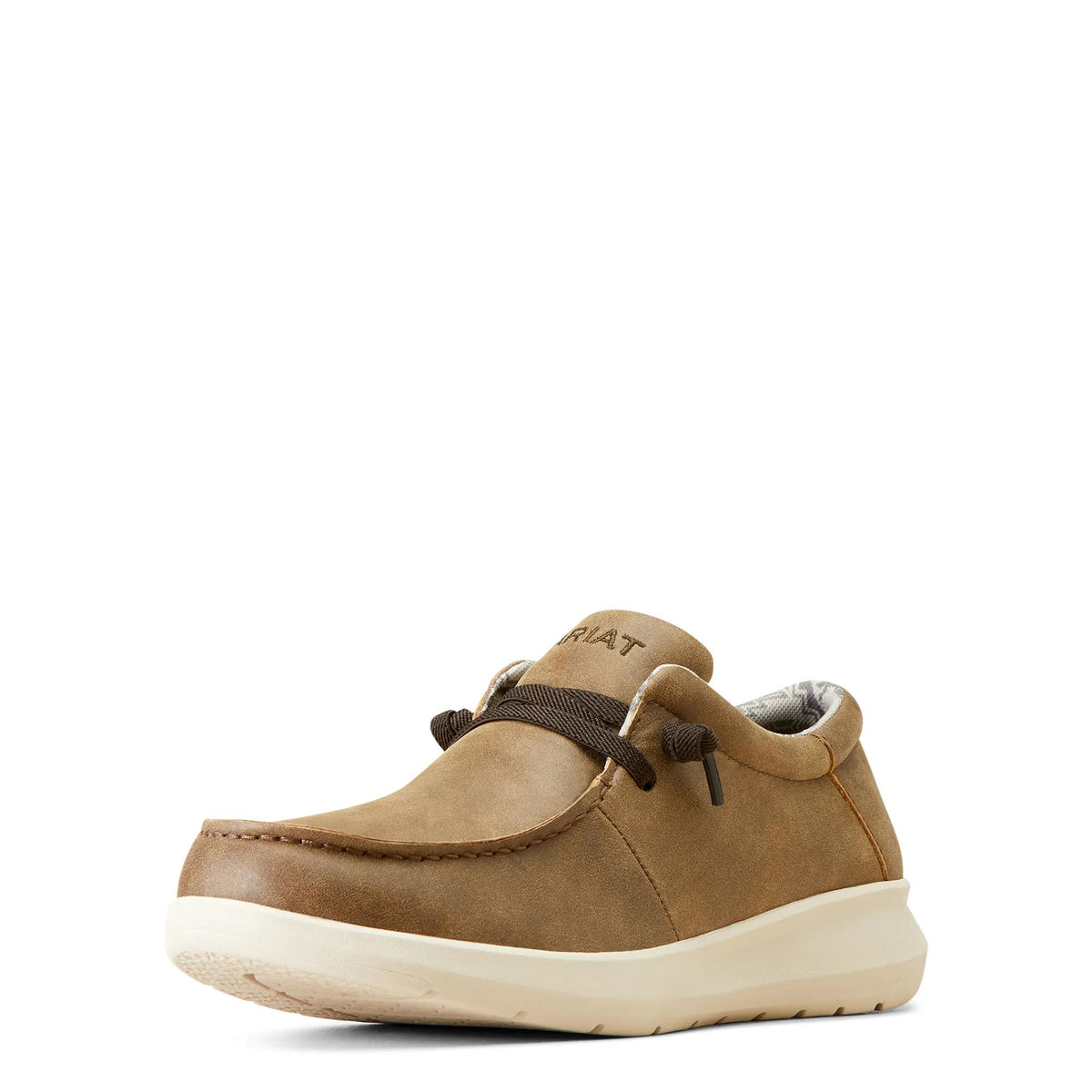 Ariat Men's Hilo Shoe, Brown Bomber – 3-4 front