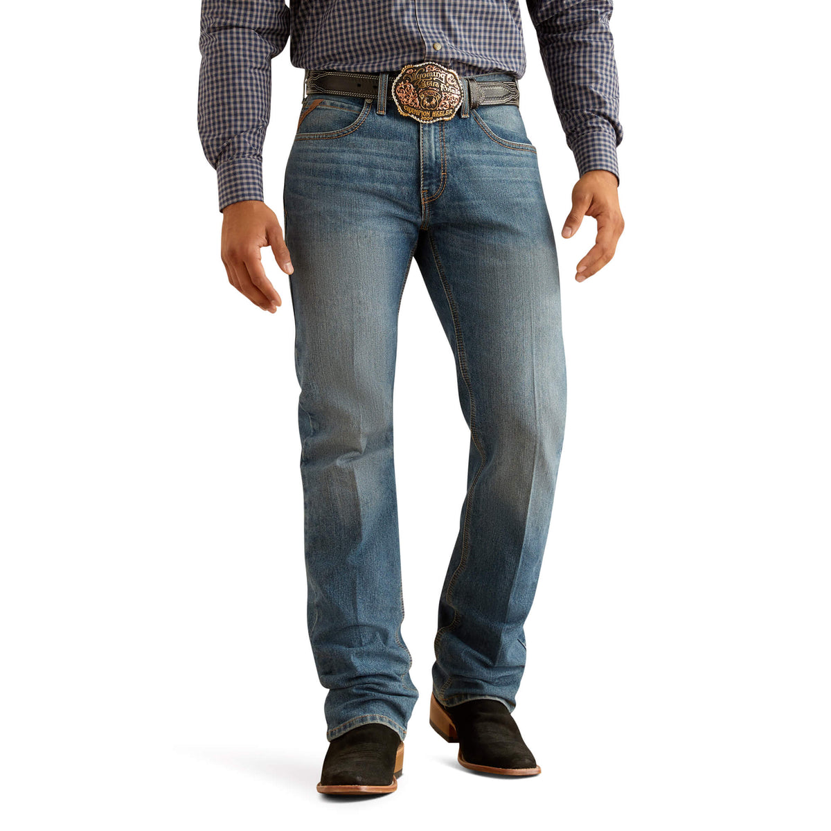 Ariat Men's M5 Straight Pro Series Ray Straight Leg Jeans, Hamilton – front