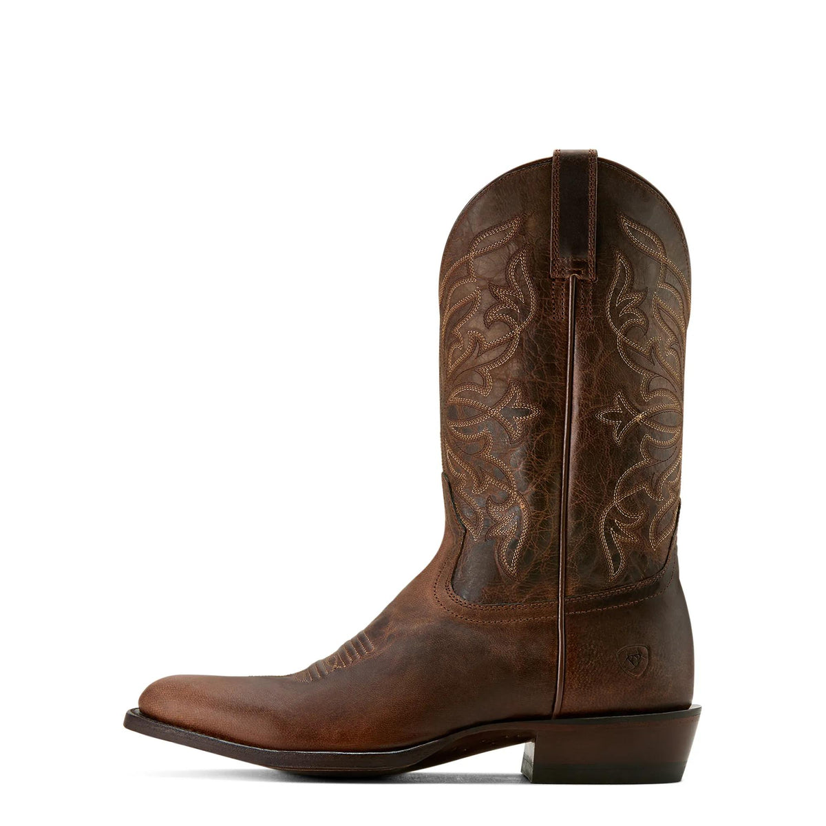 Ariat Men's Maverick Almond Toe Western Boot, Loco Brown – side